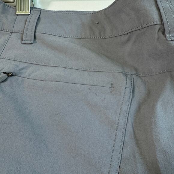 The North Face Women Nylon Stretch Active Shorts Size 12 Lightweight Hiking Gray - Picture 8 of 11